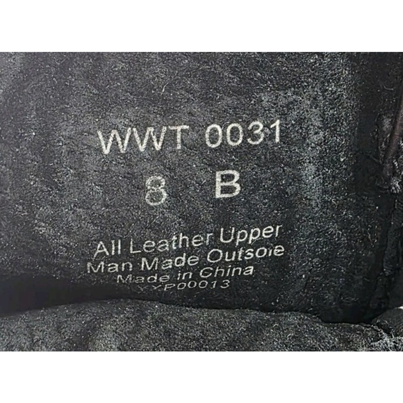 Twisted X Western Boots Womens 8 B Floral Embroidered ROUND TOE Black WWT0031 - Picture 6 of 8